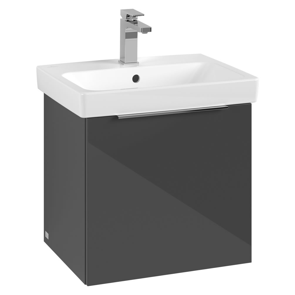 Cutout image of Villeroy & Boch Architectura Grey 550mm Wall-Hung Basin Vanity Unit
